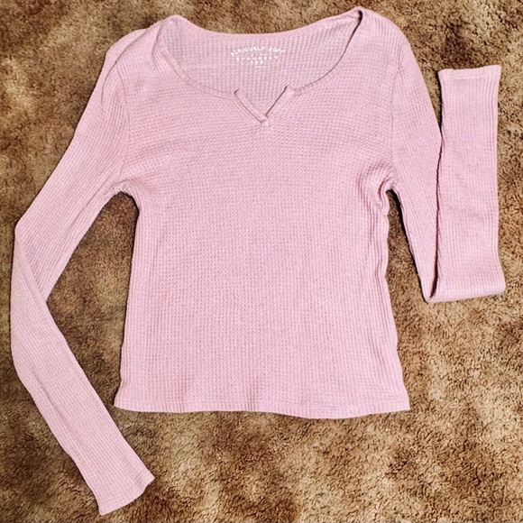 Aeropostale Light Pink Scoop Neck Sweater - Picture 5 of 5